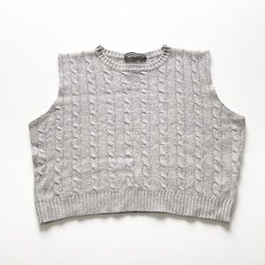 Brandy Melville Cable Knit Sweater Vest